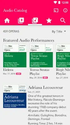 Met Opera on Demand android App screenshot 9