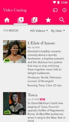 Met Opera on Demand android App screenshot 13